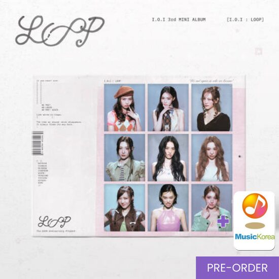 {PRE-ORDER} I.O.I - 3rd Mini Album [I.O.I : LOOP] + MusicKorea Photocard